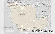 Shaded Relief 3D Map of Concepcion, desaturated