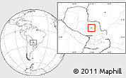 Blank Location Map of Belen