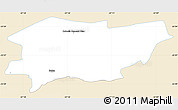 Classic Style Simple Map of Belen, single color outside