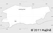 Silver Style Simple Map of Belen