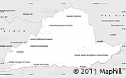 Silver Style Simple Map of Horqueta