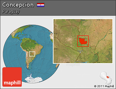 Satellite Location Map of Concepcion