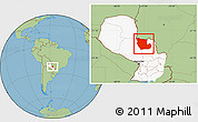 Savanna Style Location Map of Concepcion, highlighted country