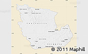 Classic Style Map of Concepcion, single color outside