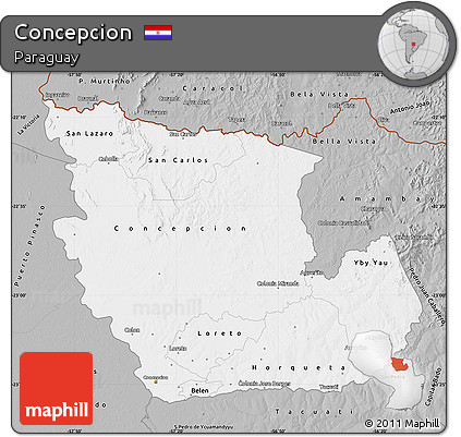 Gray Map of Concepcion