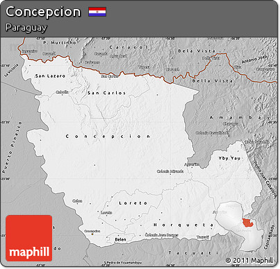 Gray Map of Concepcion
