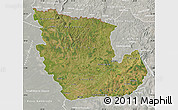 Satellite Map of Concepcion, lighten, semi-desaturated