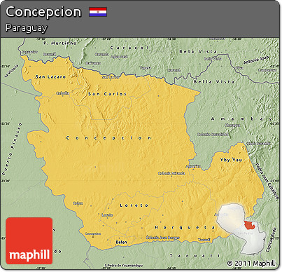 Savanna Style Map of Concepcion