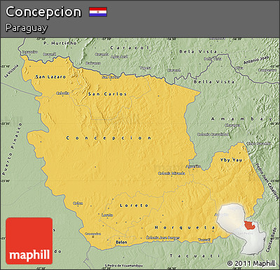 Savanna Style Map of Concepcion