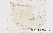 Shaded Relief Map of Concepcion, lighten