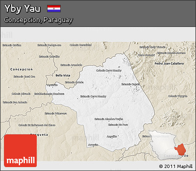 Classic Style 3D Map of Yby Yau