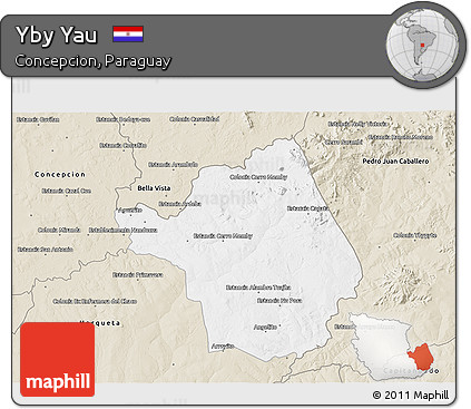 Classic Style 3D Map of Yby Yau