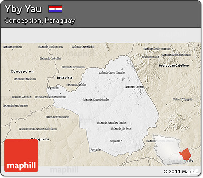 Classic Style 3D Map of Yby Yau