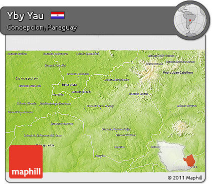 Physical 3D Map of Yby Yau
