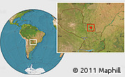 Satellite Location Map of Yby Yau