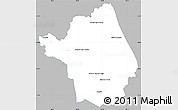 Gray Simple Map of Yby Yau, single color outside