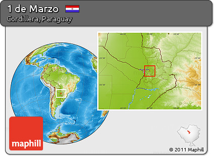 Physical Location Map of 1 De Marzo