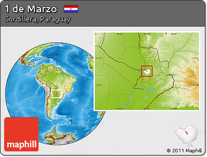 Physical Location Map of 1 De Marzo, highlighted parent region