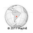 Outline Map of 1 De Marzo