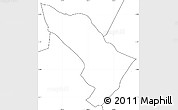 Blank Simple Map of 1 de Marzo, no labels