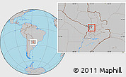 Gray Location Map of Altos