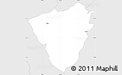 Silver Style Simple Map of Altos