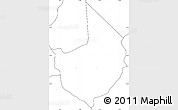 Blank Simple Map of Caacupe, no labels
