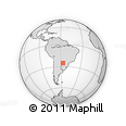 Outline Map of Eusebio Ayala