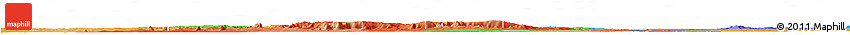 Political Shades Horizon Map of Cordillera