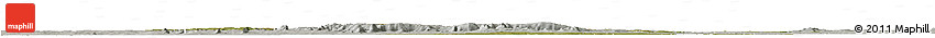 Satellite Horizon Map of Cordillera, lighten, semi-desaturated