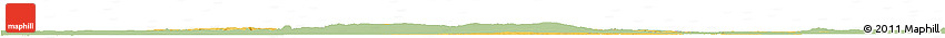Savanna Style Horizon Map of Cordillera, single color outside