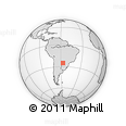 Outline Map of Loma Grande