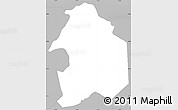 Gray Simple Map of Loma Grande