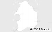 Silver Style Simple Map of Loma Grande