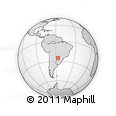Outline Map of Mbacayaty Del Yhaguy