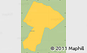 Savanna Style Simple Map of San Jose Obrero