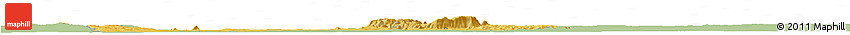 Savanna Style Horizon Map of Guaira, single color outside