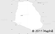 Silver Style Simple Map of Mbocayati