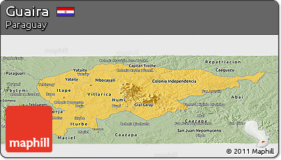 Savanna Style Panoramic Map of Guaira