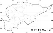 Blank Simple Map of Guaira, cropped outside, no labels