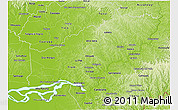 Physical 3D Map of Itapua