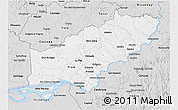 Silver Style 3D Map of Itapua