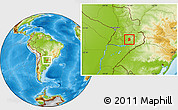 Physical Location Map of Alto Vera