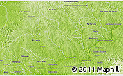 Physical 3D Map of Capitan Meza