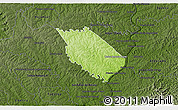 Physical 3D Map of Carlos A Lopez, darken