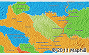 Physical 3D Map of Carlos A Lopez, political outside