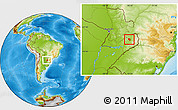 Physical Location Map of Carlos A Lopez