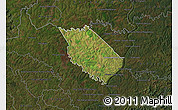 Satellite Map of Carlos A Lopez, darken