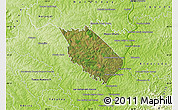 Satellite Map of Carlos A Lopez, physical outside