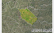Satellite Map of Carlos A Lopez, semi-desaturated